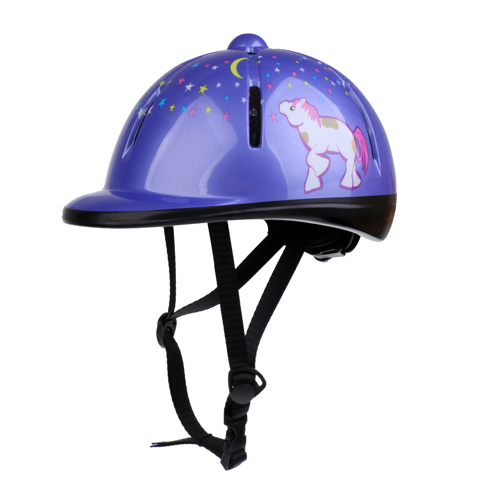 Unisex Kids Horse Riding Helmet Adjustable Ventilated Equestrian Protective Gear 