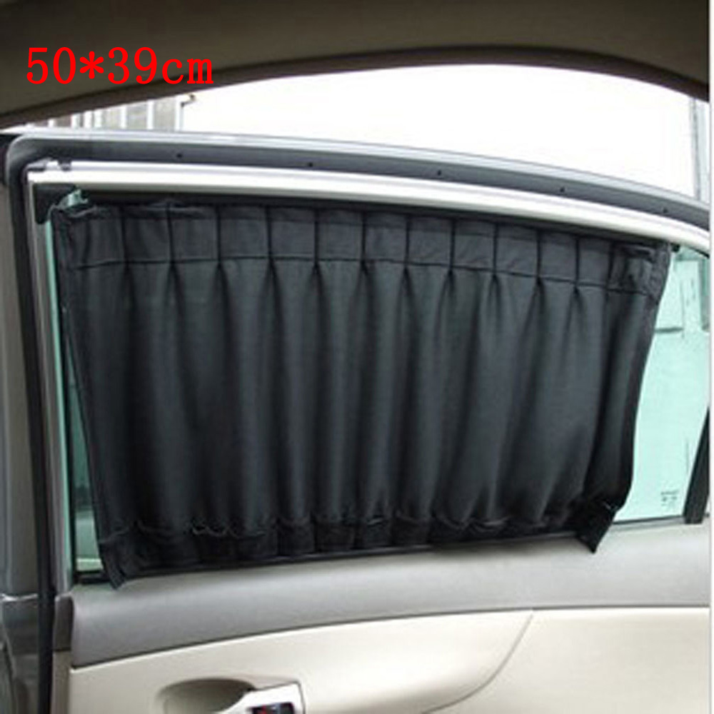 2PCS 50*39CM Universal car sun shade car window sunshade UV Proof Side Window Sun Shield auto curtain car-styling