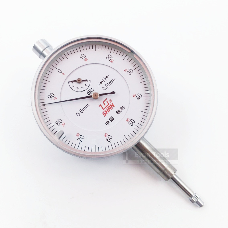 dial indicator 0-5mm/0.01 without ear reloj comparador dial test indicator gauge measuring ferramentas