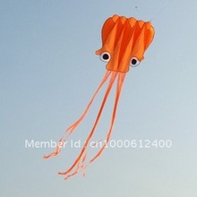 Envío gratis! caliente venta 5.5 m sola línea del truco pulpo rojo poder Sport Kite