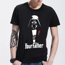 Logo Printed Fashion Star Wars Men T Shirts Short Sleeve Yoda/Darth Vader Cartoon Man t-shirts Cool Storm Trooper Tee Shirt