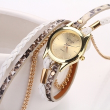 77 Fashion Hot Sell New Woven Leopard Geneva Bracelet Wristwatch Women Dress Watches Women Luxury Brand