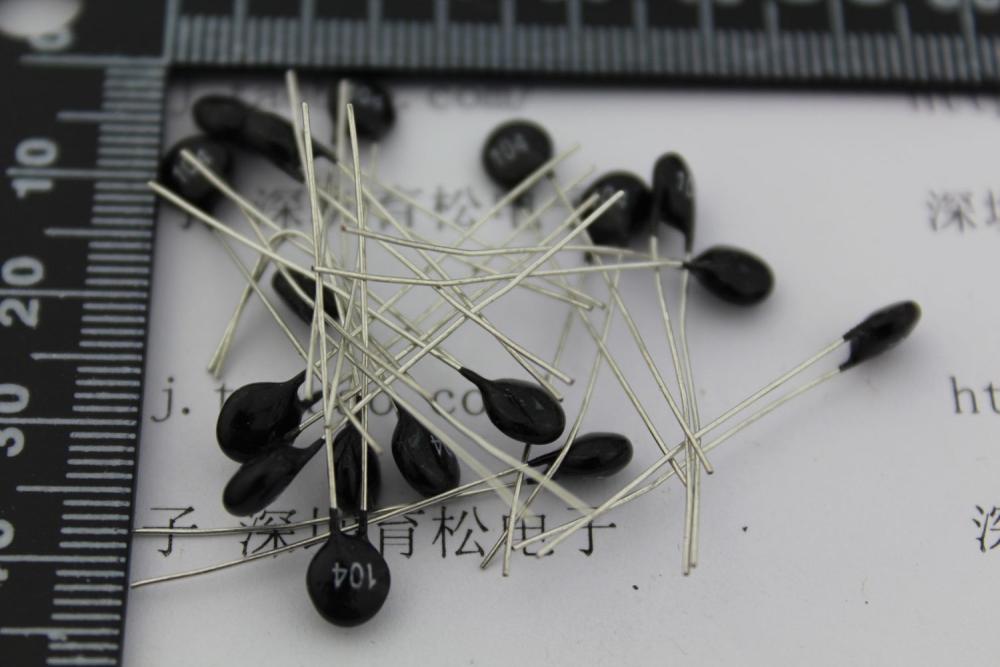 Free shipping Thermistor 100K look like capacitors