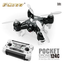 F18355/6 FQ777-124C MINI Dual Mode 2.0MP HD Camera With Switchable Controller RC Drone One Press Home 360 Degrees Rollover RTF