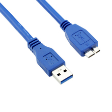 0.3 meter Super High Speed USB 3.0 5Gbps A to Micro B male To male cable extension for /Hub/Hard Disk Drive/HDD/SSD Enclosure
