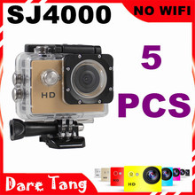 5Pcs A lot Not SJCAM SJ4000 standard version 720p MicroData Mini Action Camera DVR Sport DV