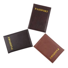 New High Quality Leather Women Passport Holder Women s Travel Passport Cover Unisex Card Case Man