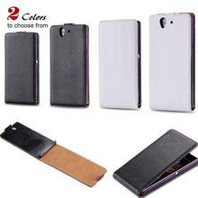 Korean Genuine Leather Flip Case For Sony Xperia Z LT36H LT36i C6603 C6602 Mobile Phone Accessories Vertical Cover