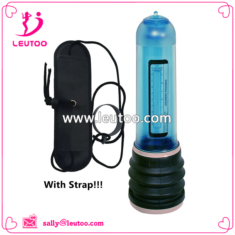 Bigger Water Penis Pump with Shower Strap, Water Spa Penis Enlargement Pump, Sex Toy for Man, Adult Sex Products for Men