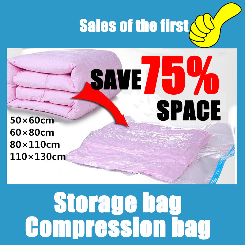 Super Big Size Space Saver Saving 80% Home organizer Bust Proof Storage Bag Seal Compressed Vacuum Bag Quilt Clothes