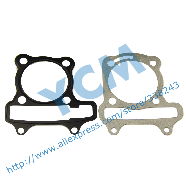 Cylinder Gasket Set Cushion Pad font b GY6 b font 150cc 57 4mm Diamter Scooter Engine