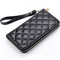 Classic Retro Diamond Lattice Practical Purse Women Solid Color Fashion Plaid Clutch Bag Ladies Designer Cowhide