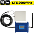 LCD Display 4G LTE 2600mhz Mobile Phone Signal Amplifier 70dB Gain 4G Internet Cell Phone Cellular