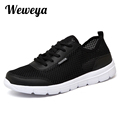 Weweya 2017 Summer Men Shoes Breathable Mesh Man Flats Lightweight Shoes Men Krasovki Zapatillas Plus Size