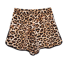 2015 New Hot Women s Shorts Plus Size S 2XL Spring and Summer Loose Leopard Shorts
