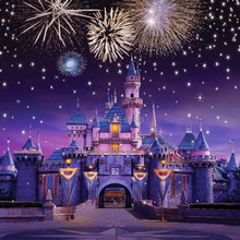 Fairy Tale Castle 8’x8′ CP Computer-painted Scenic Photography Background Photo Studio Backdrop ZJZ-828