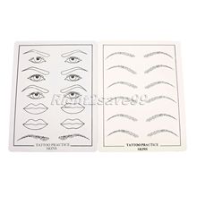 Excellent Professional Cosmetic Permanent Makeup Microblading Eyebrow lips Tattoo Practice Skin Training Skin Set For Beginners