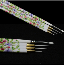 4pcs/sets New Acrylic UV Gel Polish Drawing  Beauty Manicure Styling Tools 3d Painting Nail Art Pen Brush SetsAE02391