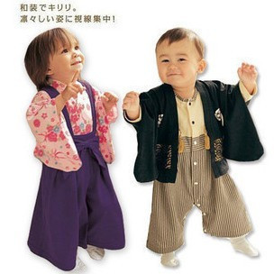 2016 baru Japanese bayi laki-laki perempuan pakaian, Bebes Kimono pakaian gaya, Baru lahir set pakaian bayi baju monyet, + Jas A220