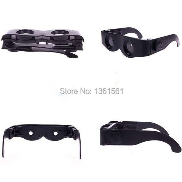 Lowest 2014 New Stylish Portable Glasses Style Telescope Magnifier Binoculars For Fishing Hiking Concert Free Shipping