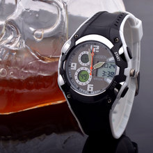 2016 Fashion Famous Brand Ohsen Waterproof Men Running Diving Sport Military Watch For Men Women LED