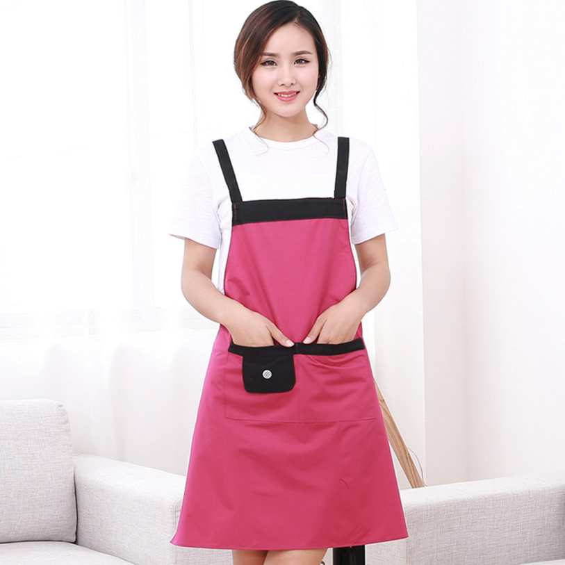 Japanese Elegant Waterproof Woman Cooking Aprons Housewife Oil Proof font b Kitchen b font Apron Fashion