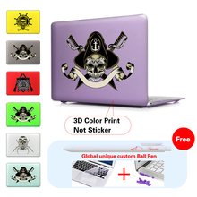 Print Skull and Crossbones Sabres Pirate Pattern Case For Apple Macbook Air 13 Case Air 11 Pro 13 Retina 12 13 15 Laptop Case