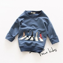Bobo Choses brand hoodies children boys shirt spring girl hoodie children kids Embroidery Beatles Age1-7Years jchao Original