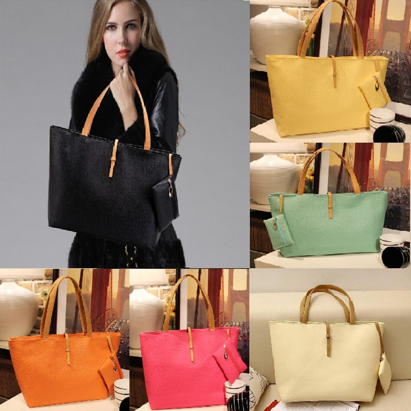 2015 New Desigh Women PU Leather Tote Shoulder Bags Hobo Handbags Satchel Top Quality Messenger bag