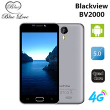 Original Blackview BV2000 5 0 inch1280x720 HD Android 5 0 4G FDD LTE Cell phone MTK6735P