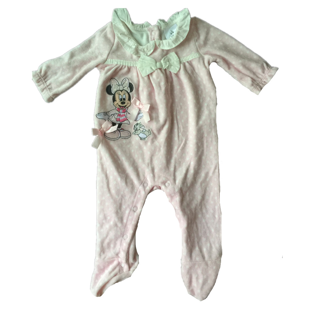 Original Brand 5pcs lot Infant Toddler Baby font b girls b font minnie mouse romper minnie