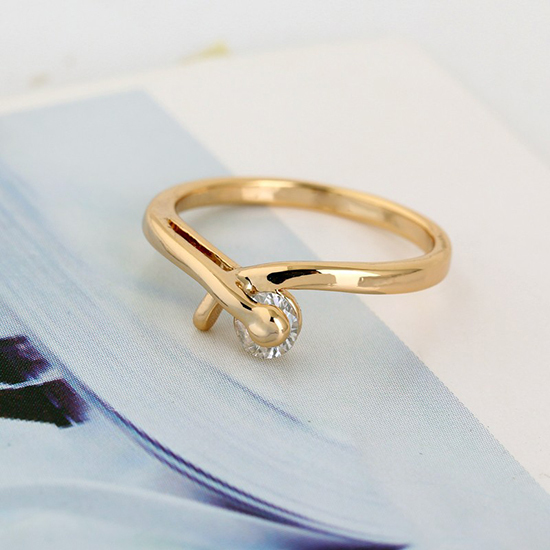 New-Fashion-Wedding-Rings-Plated-18K-Real-Gold-White-Gold-with ...