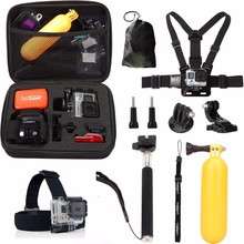 GoPro Go Pro Accessories Set Suitable for Gopro Hero 4/3+/3/2 And SJ4000 SJ5000 SJ6000 and Xiomi yi Camera