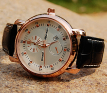 2014 new fashion atmos clock men’s quartz watch,leather strap watches military watches men luxury brand relogio masculino