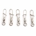 5pcs lot 2 3 4 6 Ball Bearing Swivels Crane Duo Lock Snap Trolling Rigging Fishing
