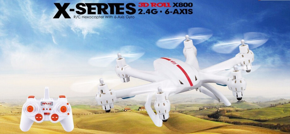 Free Shipping MJX X800 2 4G 6 Axis RC Drone Helicopter Can Add C4005 FPV HD