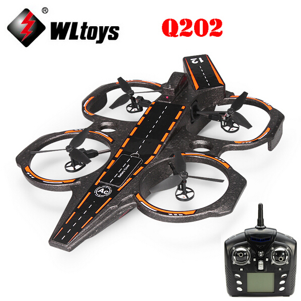 Original WLtoys Q202 Carrier Aeroamphibious 6 Axis Gyro 2 4G 4CH RC Quadcopter WL Q202 RTF