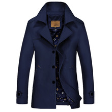 2015 jacket male autumn long trench coat big yards leisure men’s clothing coat jacket