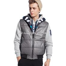 Men Warm Winter Waistcoat Men s Outwear Down Vest Jacket Stripe Two Sides Sport Sleeveless Jacket