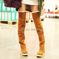 Tassel Knee-Length Boots 40-43 Plus Size 2015 Women's Boots Winter