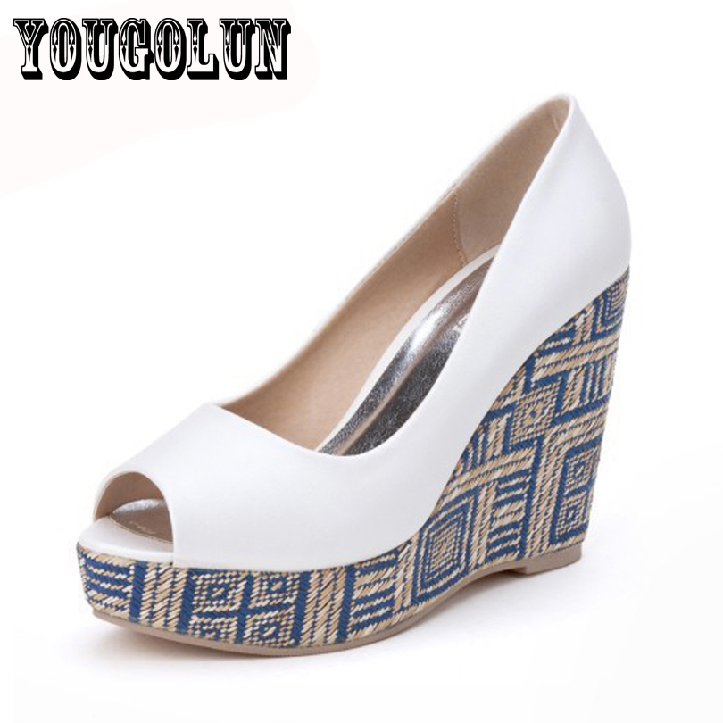 Online Get Cheap White Wedge Dress Shoes -Aliexpress.com | Alibaba ...