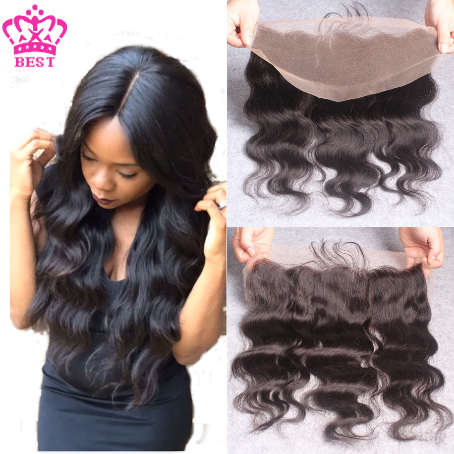 Virgin Brazilian Frontal Closure,Lace Frontal Closure 13x4 With Free Shipping,Ear to Ear Lace Frontal and Closure With Baby Hair