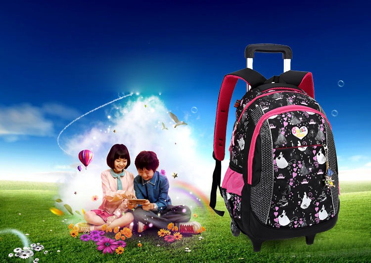 Women\'s-Backpack-Trolley-School-bag-For-Girl-Ladies-Teenagers-Casual-Travel-bags-Schoolbag-Bagpack-1