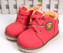 Size 21 30 Kids Wniter Shoes baby shoes bab thicken cotton padded shoes children winter warm