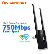 COMFAST CF-WR750AC Dual Band 2.4G+5.8Ghz 750Mbps 802.11AC WIFI Router Repetidor WIFI Repeater wi fi Roteador Router Extender