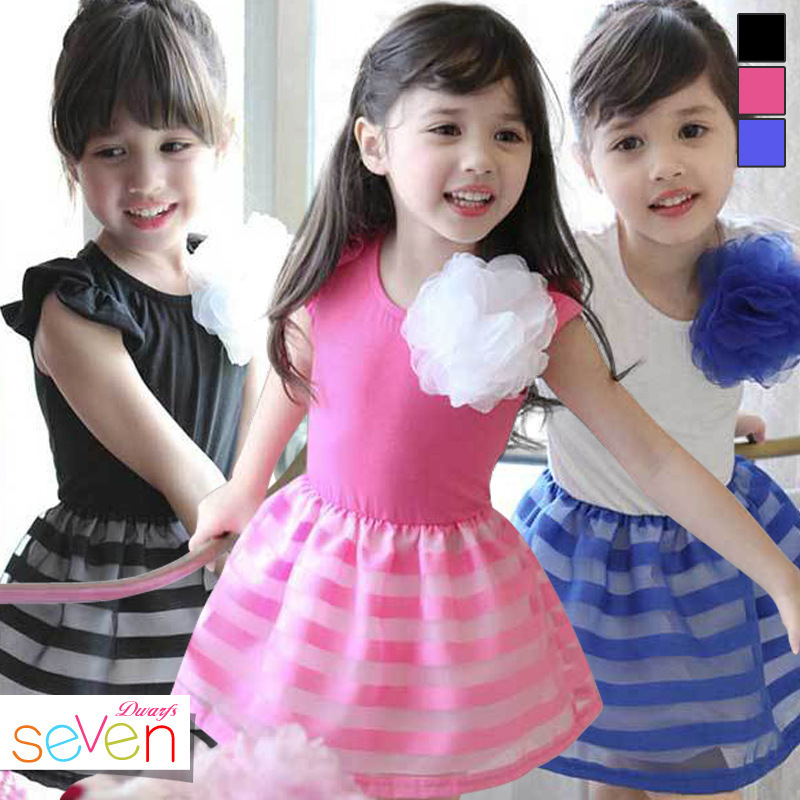 1PC New 2015 girls dress baby kids girl dress casu...