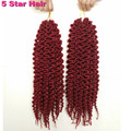 Burgundy Havana Mambo Twist Crochet Braid Hair Synthetic Ombre Kanekalon Kinky havana Twists Braiding Hair Extension