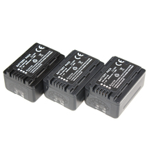 3Pcs VW VBK180 VW VBK180 VWVBK180 Rechargeable Camera Battery Car Charger Charger For Panasonic HDC SD80