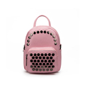 Fashion New MINI Backpack Women Trendy Rivets Designer PU Small Bag Multi purpose Bag Shoulder Bag