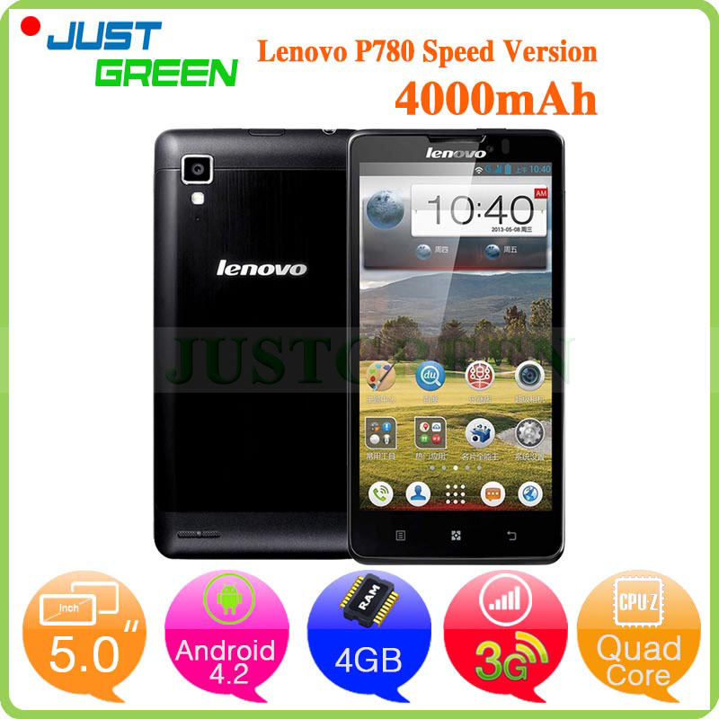Lenovo P780 Express 3G Smartphone 5 1280x720 MTK6589 Quad Core 1GB RAM 4G ROM 8 0MP